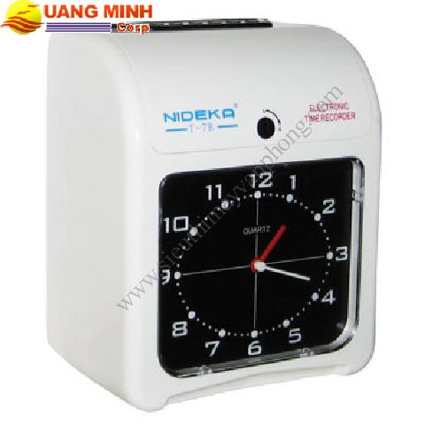 Máy chấm công thẻ giấy NIDEKA T-7B