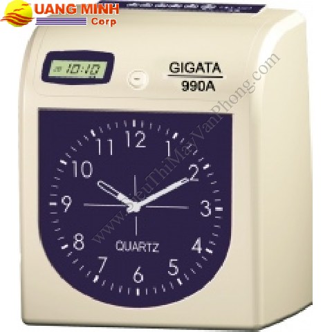Máy chấm công thẻ giấy GIGATA 990A & 990N Máy chấm công thẻ giấy GIGATA 990A & 990N